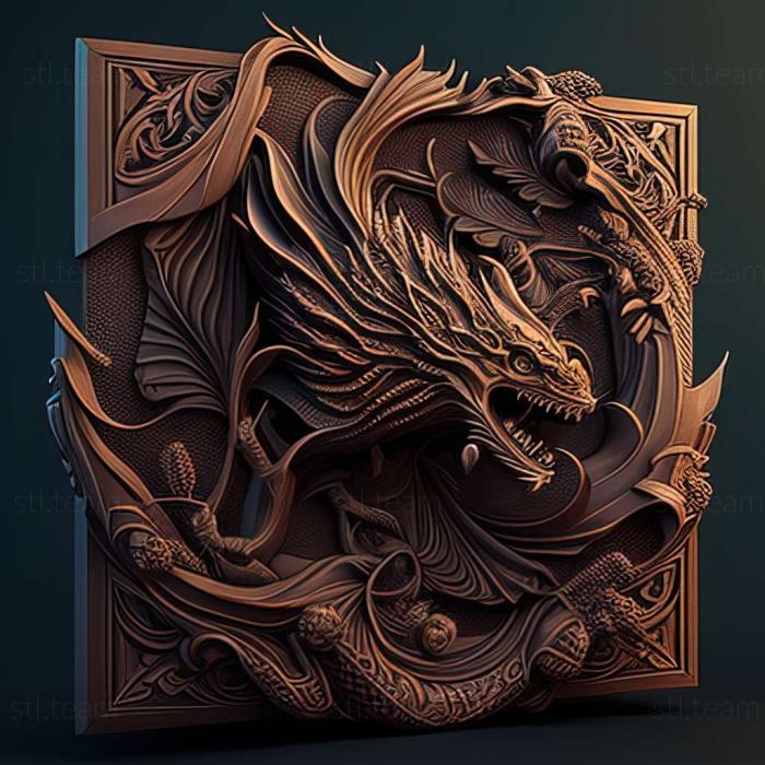 3D модель Гра Dragon Blade Wrath of Fire (STL)